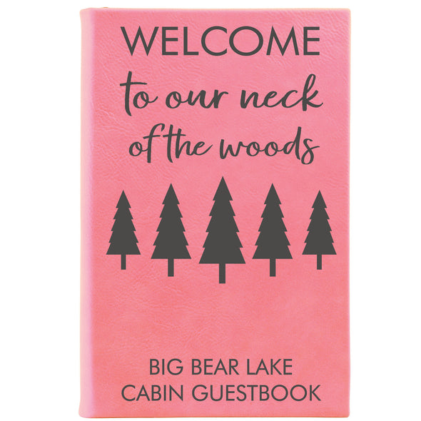 Personalized Notepad or Personalized Journal: Welcome to Our Neck of the Woods