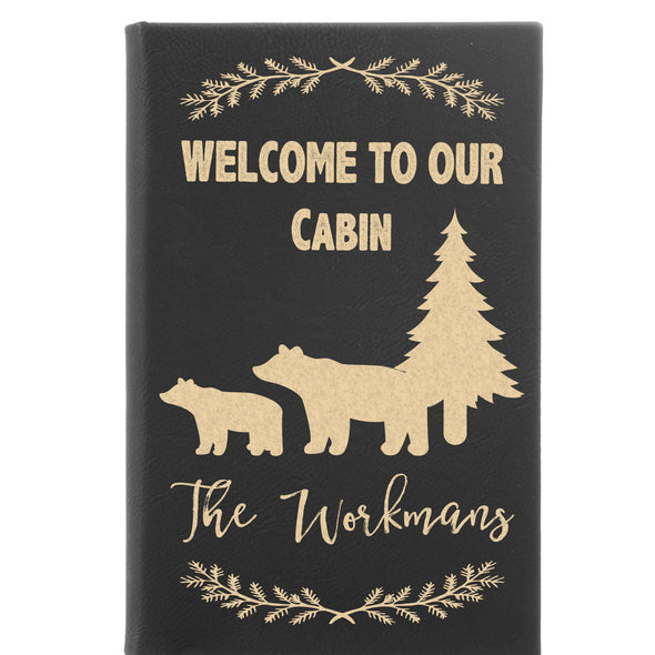 Personalized Journal, Notebook welcome to our cabin