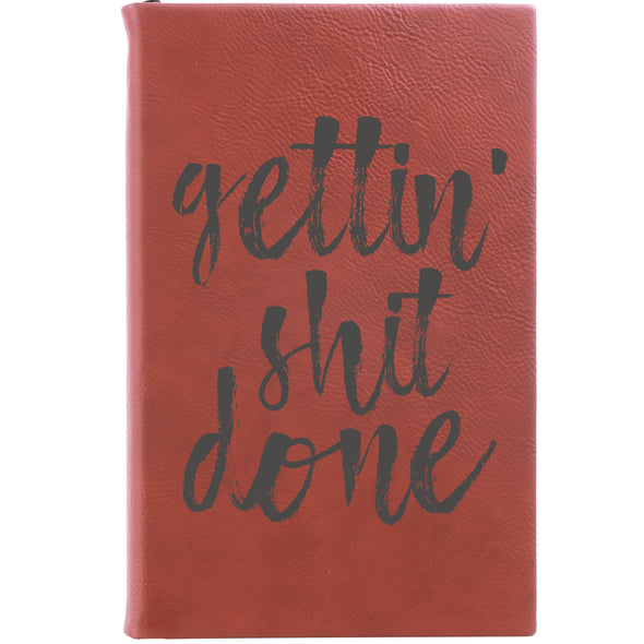 Personalized Journal - "Gettin' Shit Done"