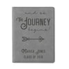 Custom Passport Holder, "... and so the journey begins"