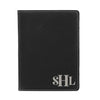 Engraved Passport Cover, Custom Passport Holder, "SHL"