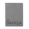 Engraved Passport Cover, Custom Passport Holder, "Mr. Davilla"