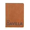 Engraved Passport Cover, Custom Passport Holder, "Mr. Davilla"