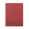 Engraved Passport Cover, Custom Passport Holder, "Mr. Davilla"