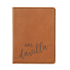 Engraved Passport Cover, Custom Passport Holder, "Mrs. Davilla"