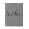 Engraved Passport Cover, Custom Passport Holder, "Sasha Lopez"