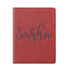 Engraved Passport Cover, Custom Passport Holder, "Sasha Lopez"