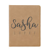 Engraved Passport Cover, Custom Passport Holder, "Sasha Lopez"