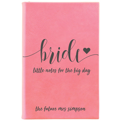 Personalized Journal - "Little Notes For The Big Day"