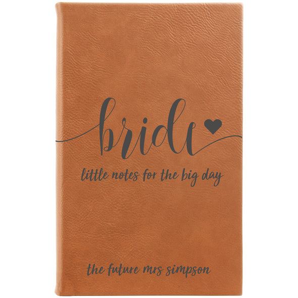 Personalized Journal - "Little Notes For The Big Day"