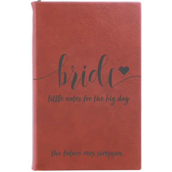 Personalized Journal - "Little Notes For The Big Day"