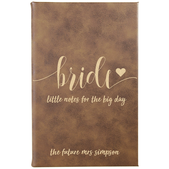 Personalized Journal - "Little Notes For The Big Day"