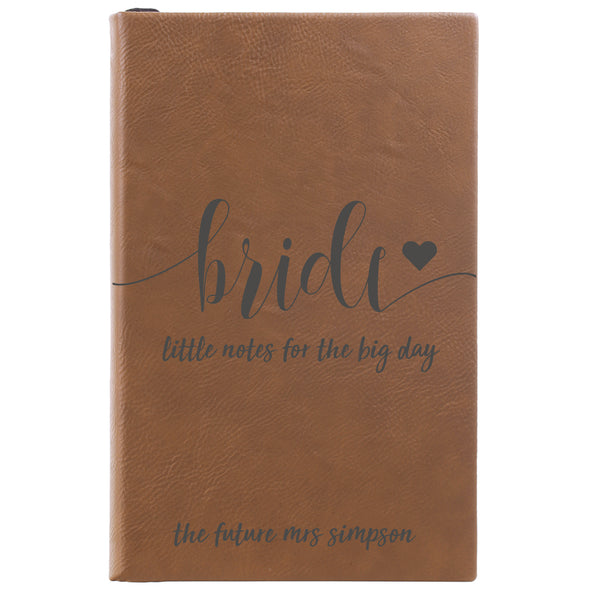 Personalized Journal - "Little Notes For The Big Day"