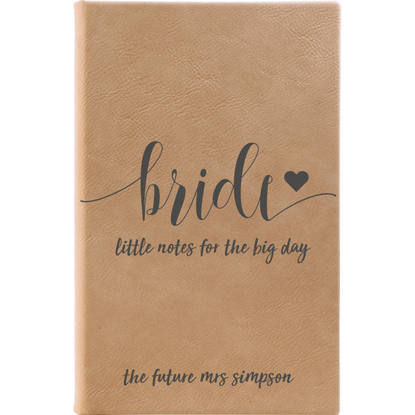 Personalized Journal - "Little Notes For The Big Day"