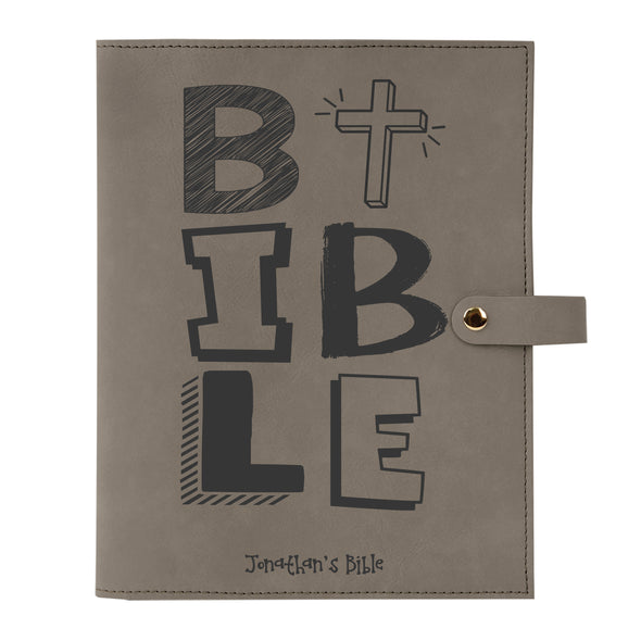 Personalized Bible Cover, Kid's Bible, BIBLE, Snap Cover, Custom Bible Cover, Customized Bible Cover, Engraved Bible Cover, Inspirational Bible Cover