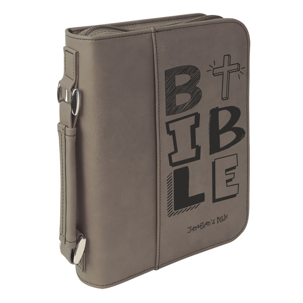 Personalized Bible Case, BIBLE, Kids Bible Cover,  Zip Cover, Custom Bible Cover,  Customized Bible Cover, Engraved Bible Cover, Bible Case, Inspirational Bible Cover, Scripture Bible Case