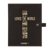 Personalized Bible Cover, John 3:16, For God So Loved the World, Snap Cover, Custom Bible Cover, Customized Bible Cover, Engraved Bible Cover, Inspirational Bible Cover