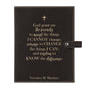 Personalized Bible Cover, Serenity Prayer, Snap Cover, Custom Bible Cover, Customized Bible Cover, Engraved Bible Cover, Inspirational Bible Cover