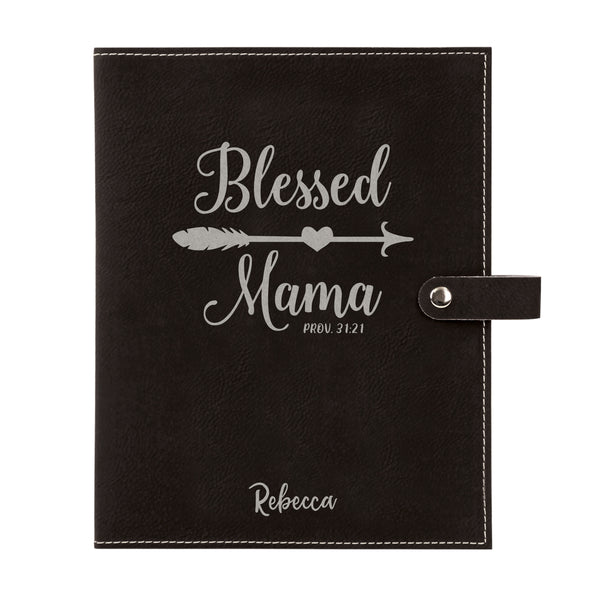 Personalized Bible Cover, Blessed Mama, Proverbs 31:21, Bible Study, Snap Cover, Custom Bible Cover, Customized Bible Cover, Engraved Bible Cover, Inspirational Bible Cover