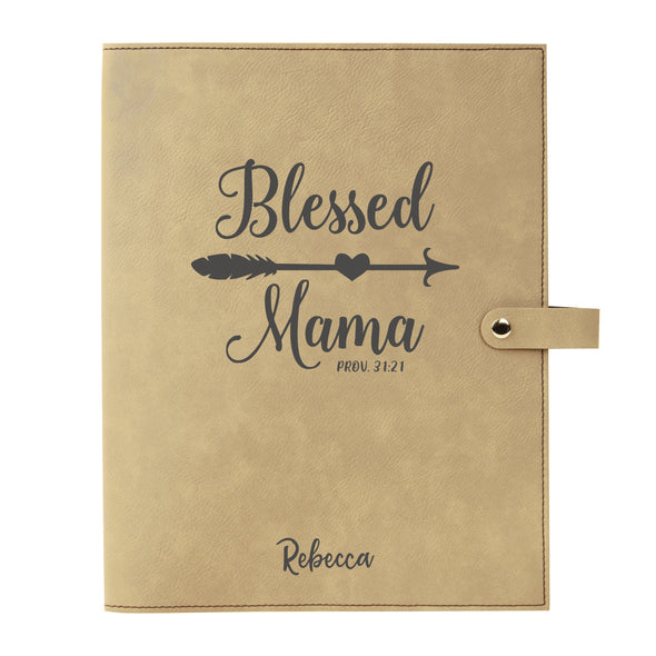 Personalized Bible Cover, Blessed Mama, Proverbs 31:21, Bible Study, Snap Cover, Custom Bible Cover, Customized Bible Cover, Engraved Bible Cover, Inspirational Bible Cover