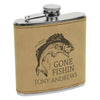 Gone Fishin Flask, Fisherman Flask, Flask for Fishing, Fishing Flask, Custom Flask, Personalized Flask