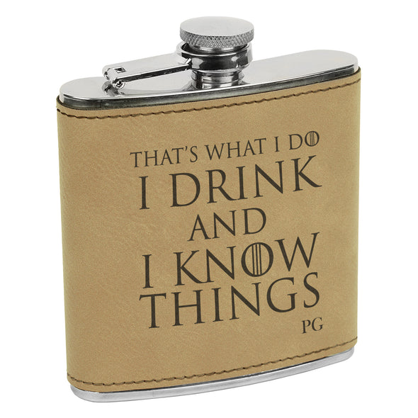 Game of Thrones Flask, Custom Engraved Flask with Initials, Custom Flask, Personalized Flask