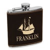 Customized Last Name Flask, Ship Captain Flask, Custom Flask, Personalized Flask