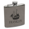 Customized Last Name Flask, Ship Captain Flask, Custom Flask, Personalized Flask