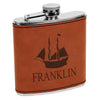 Customized Last Name Flask, Ship Captain Flask, Custom Flask, Personalized Flask