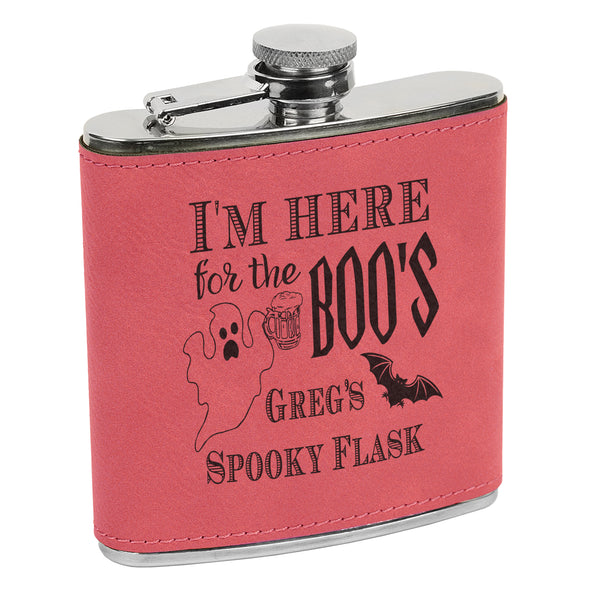 Custom Halloween Flask, Ship Captain Flask, Custom Flask, Personalized Flask