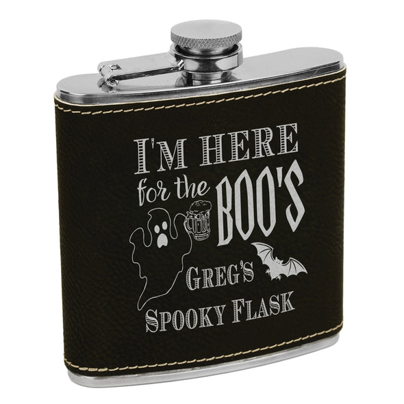 Custom Halloween Flask, Ship Captain Flask, Custom Flask, Personalized Flask