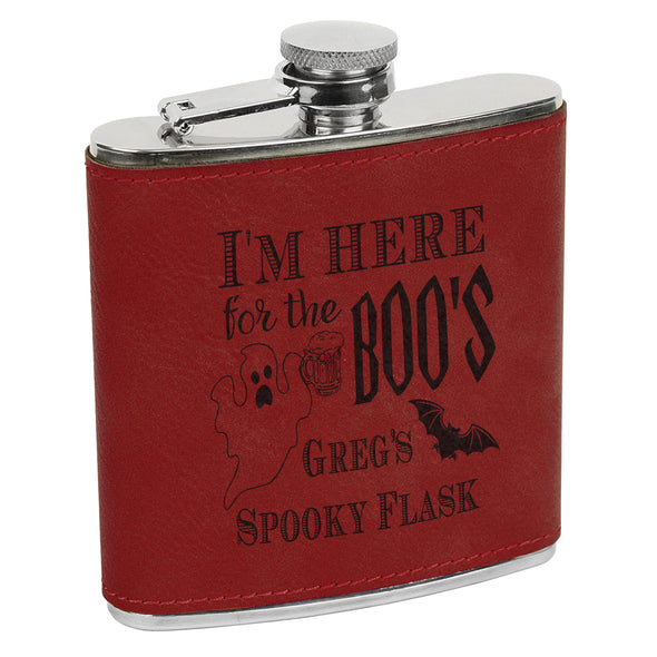 Custom Halloween Flask, Ship Captain Flask, Custom Flask, Personalized Flask