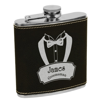 Custom Wedding Flask, Groomsman Flask, Custom Flask, Personalized Flask