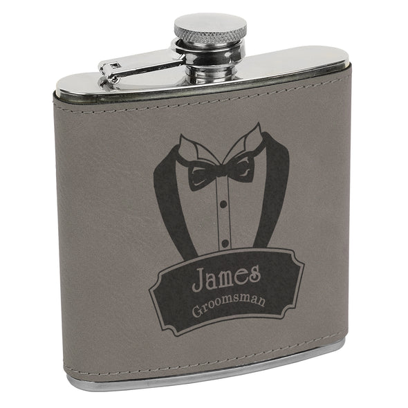 Custom Wedding Flask, Groomsman Flask, Custom Flask, Personalized Flask