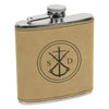 Captains Flask, Custom Initial Order, Custom Flask, Personalized Flask