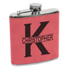 Flask with initial & name, Custom Initial Order, Custom Flask, Personalized Flask