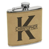 Flask with initial & name, Custom Initial Order, Custom Flask, Personalized Flask