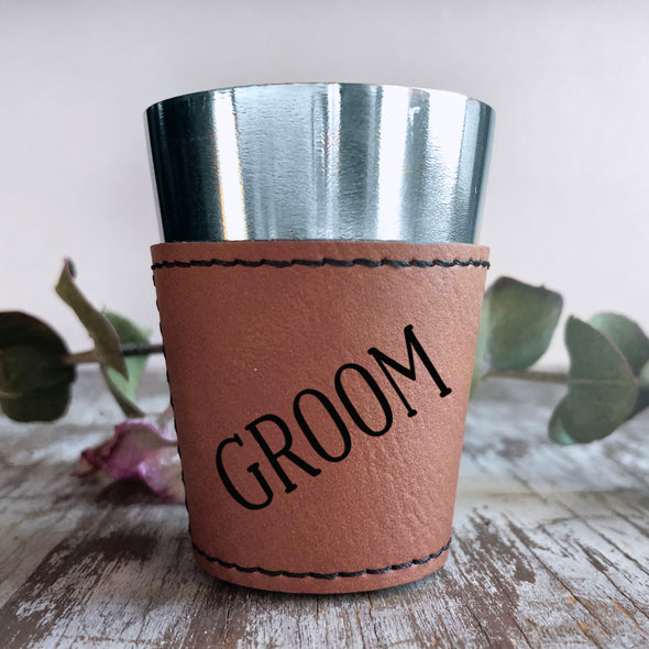 Personalized Shot Glass, Custom Shot Glass, Groom Shot Glass