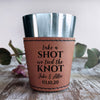 Personalized Shot Glass, Custom Shot Glass, Wedding Favor "Jake & Allie"