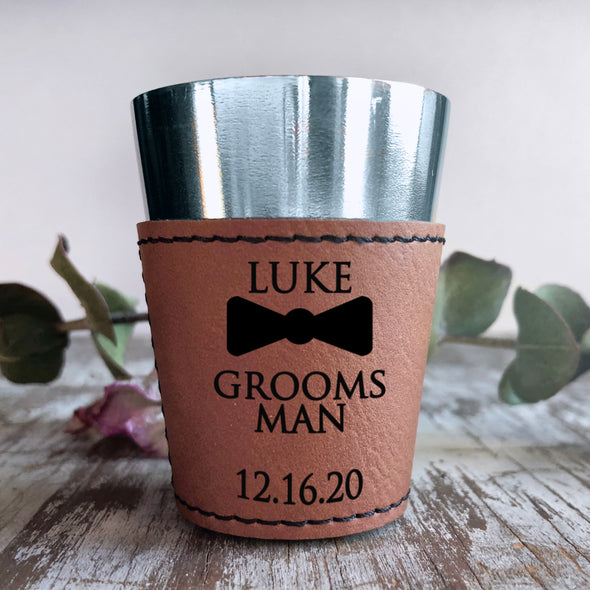 Personalized Shot Glass, Custom Shot Glass, Grooms Gift 