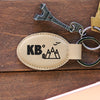 Personalized Engraved Genuine Leather Key Chain