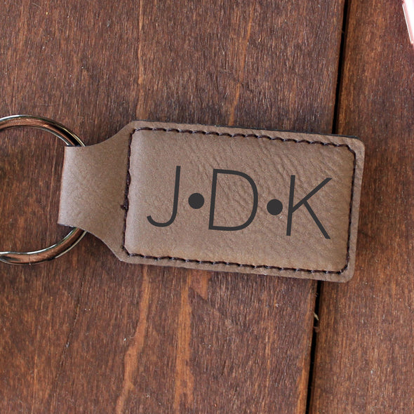 Personalized Engraved Genuine Leather Key Chain