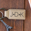 Personalized Engraved Genuine Leather Key Chain