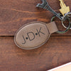 Personalized Engraved Genuine Leather Key Chain