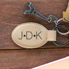 Personalized Engraved Genuine Leather Key Chain