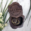 Custom Engraved Ring Box, Wood Ring Box, Engagement Ring Box,