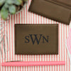 Business Card Holder Name "SWN Monogram"