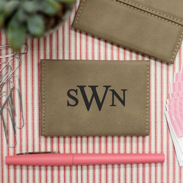 Business Card Holder Name "SWN Monogram"