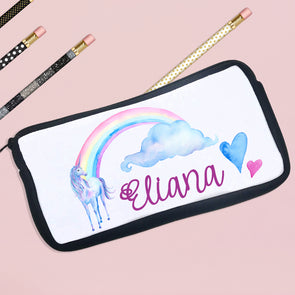 Personalized Pencil Case Unicorn