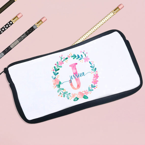 Personalized Pencil Case Initial With Name